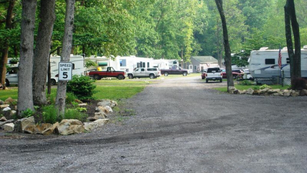 View of Brandywine Creek Campground, a popular camping spot near philadelphia