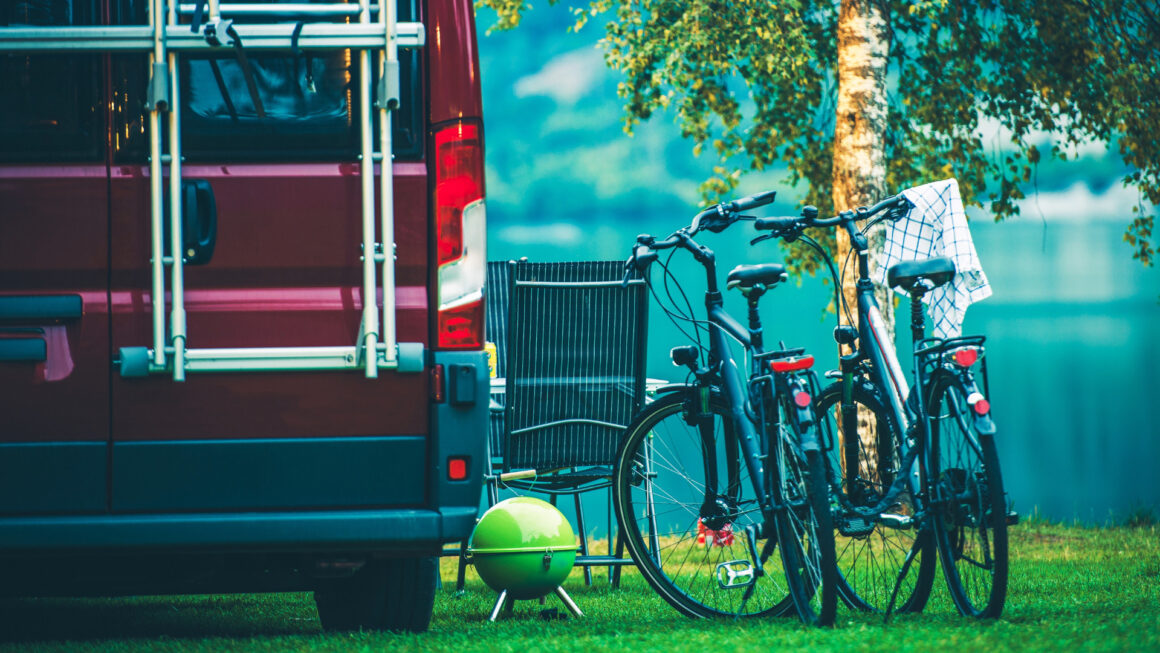 How Do You Attach a Bike Rack to an RV Ladder? Getaway Couple