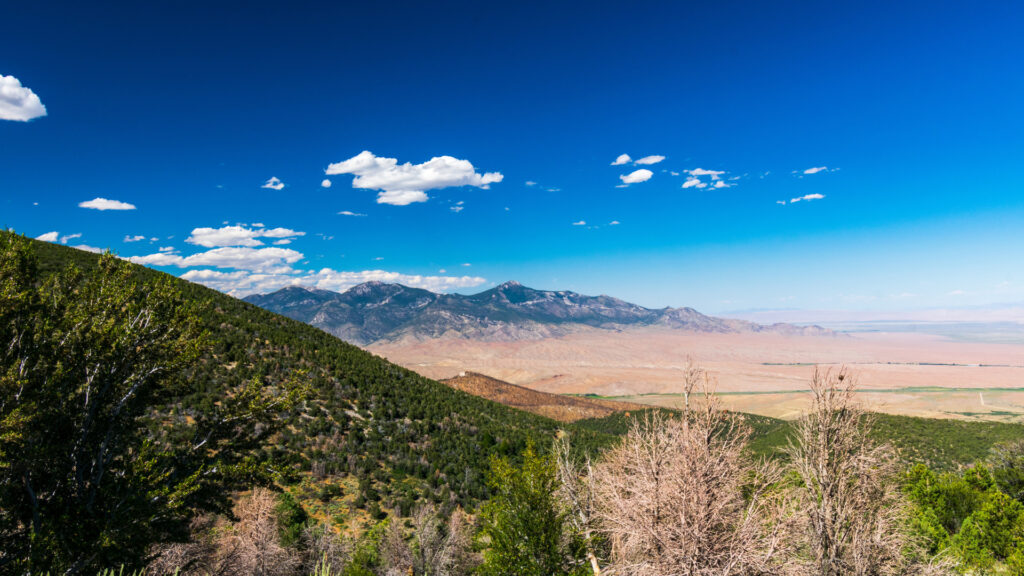 View of Great Basin national park near las vegas