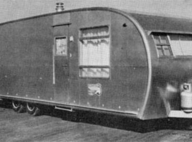 A vintage spartan trailer