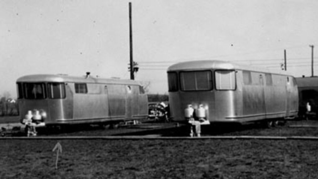 Two vintage spartan trailers