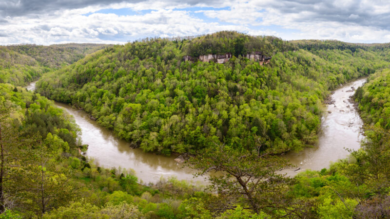 View of Big South Fork National River and Recreation Area, a national park in kentucky
