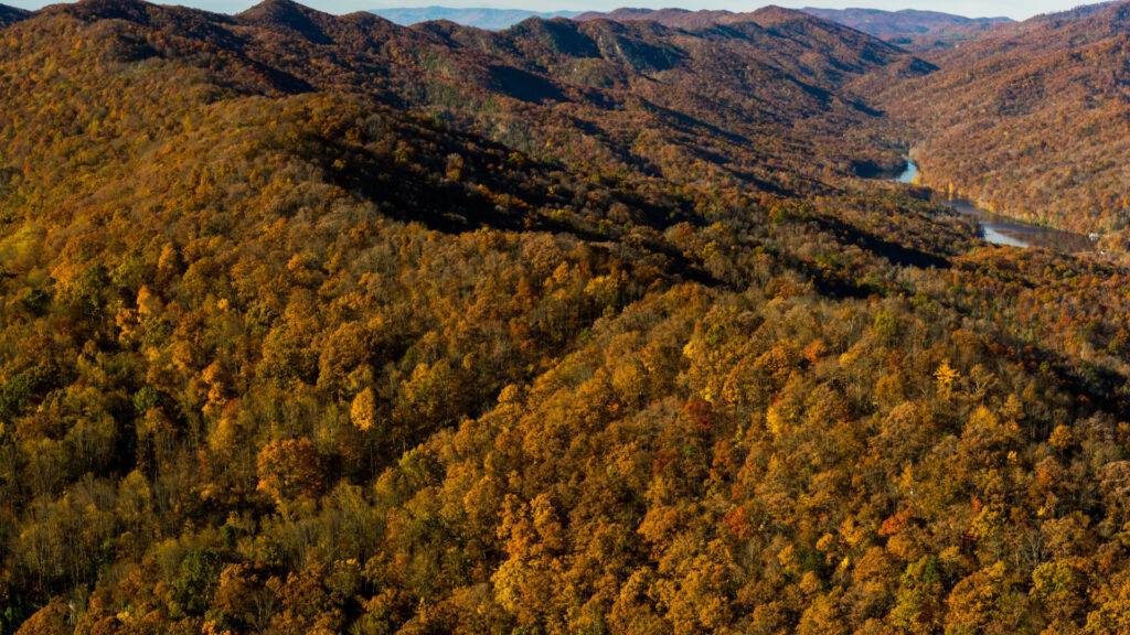 View of Cumberland Gap National Historical Park in Kentucky