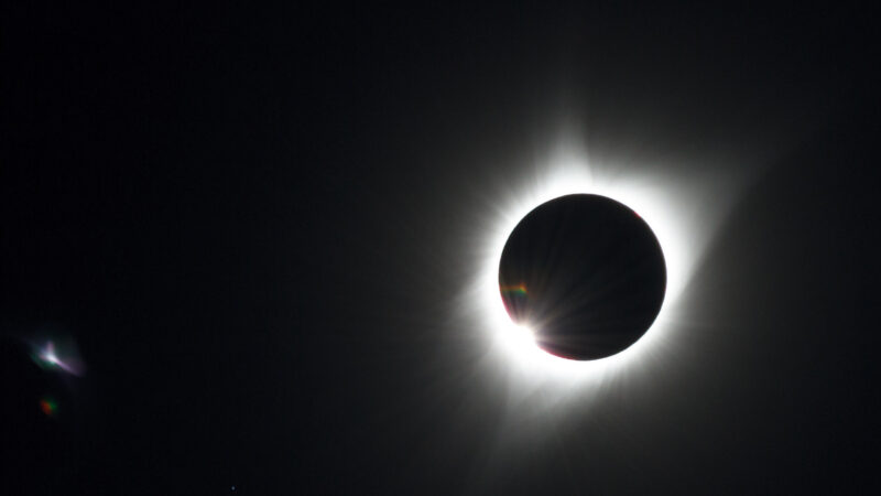 A solar eclipse