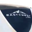 Close up of an East to West RV