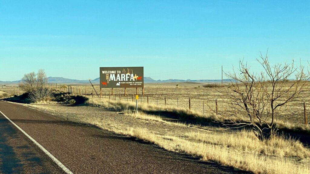 Marfa Texas sign