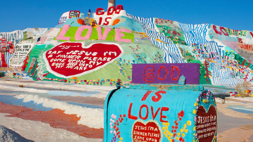 View of Salvation Mountain