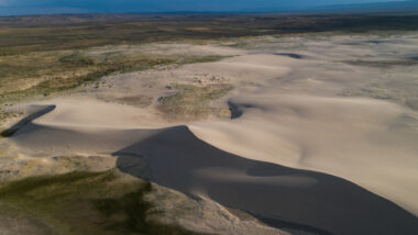 View of killpecker sand dunes