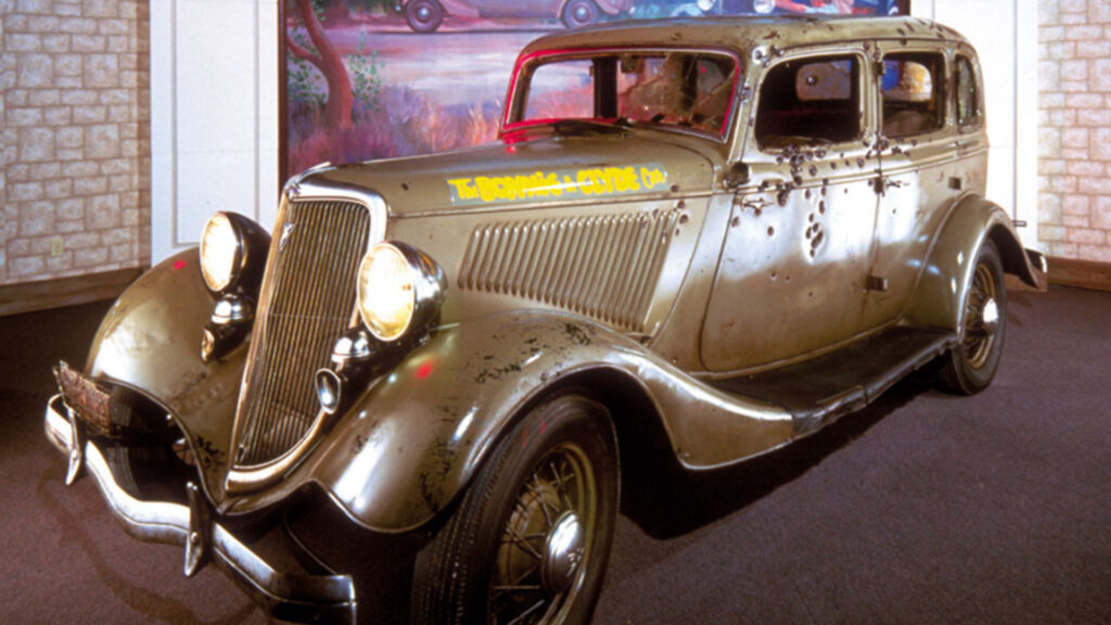 View of the Bonnie and Clyde Death Car and Prime Valley Casino Resorts