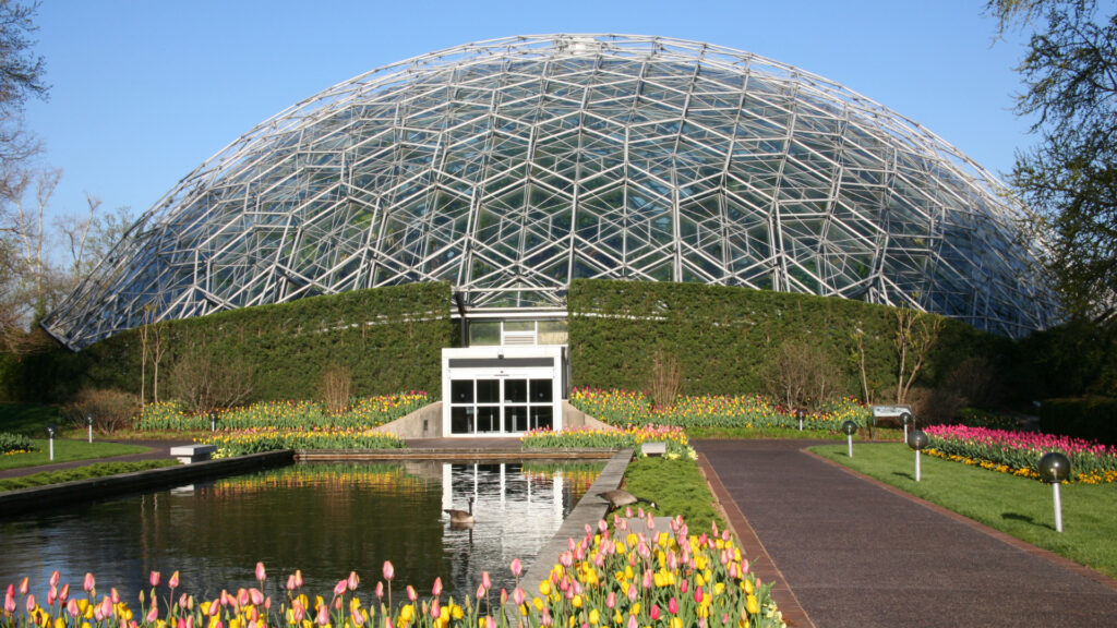 View of Missouri Botanical Garden in St. Louis