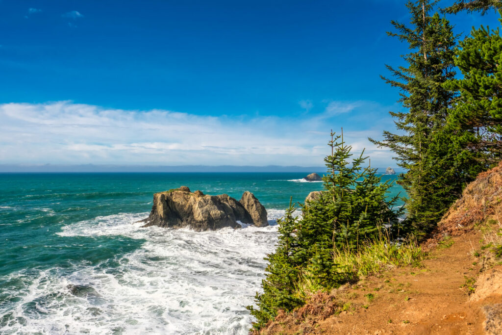 View along the Oregon Coast