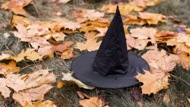 Close up of a witch's hat