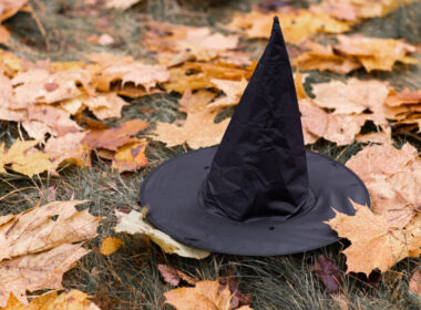 Close up of a witch's hat