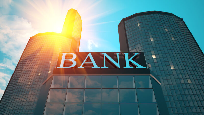 Image of a bank sign
