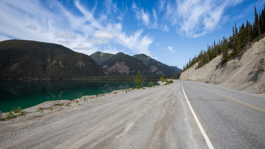 view of the Alaska highway
