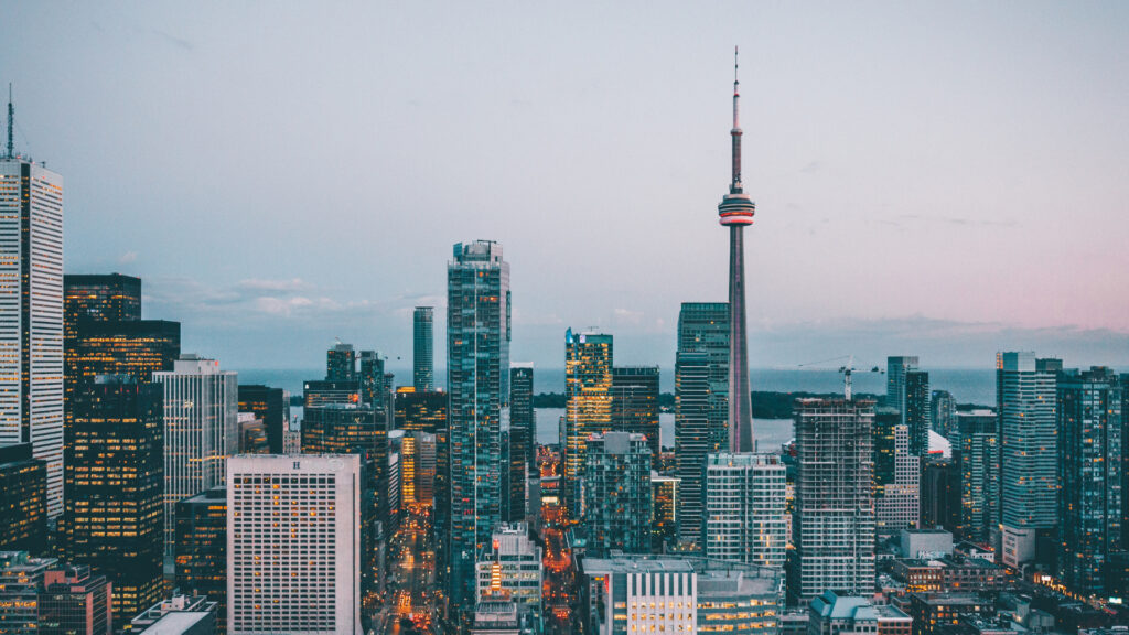 View of Toronto skyline