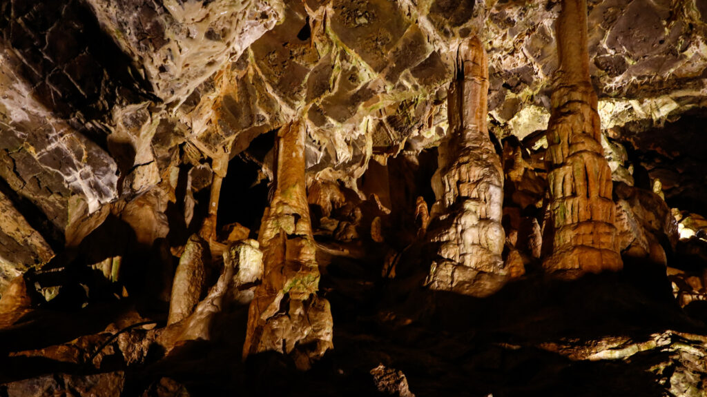 Inside the Minnetonka Cave near Bear Lake