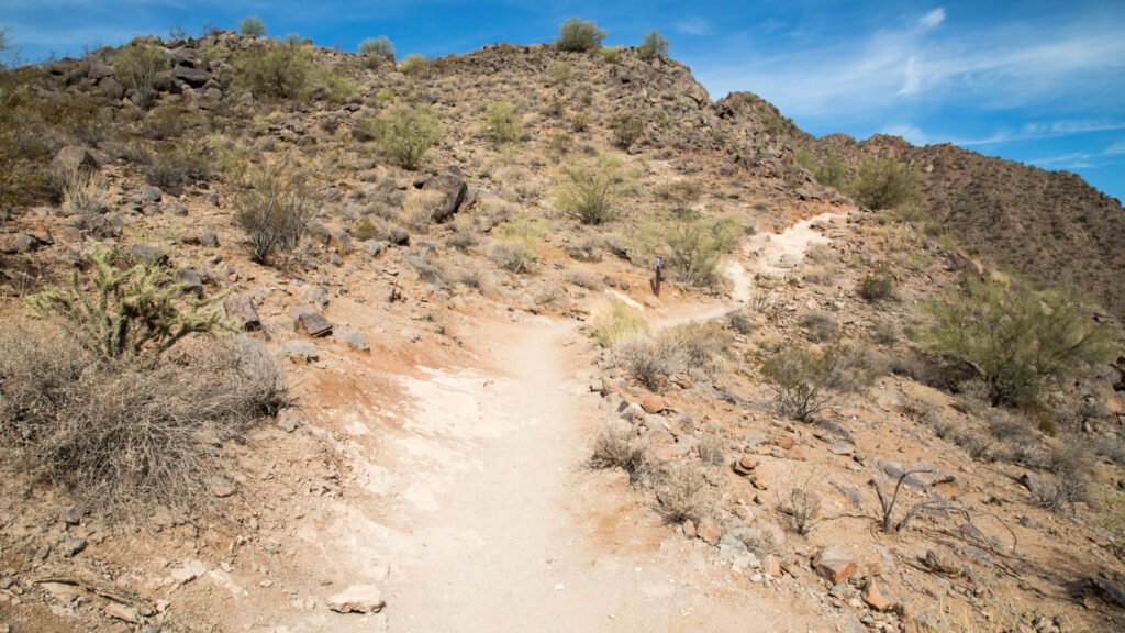 A trail leading up to Camelback Mountain