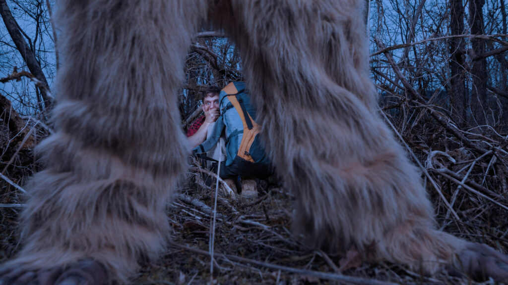 A camper scared of Bigfoot