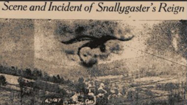 an article clipping about the snallygaster of Maryland
