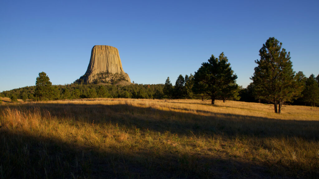 View of Devils Tower