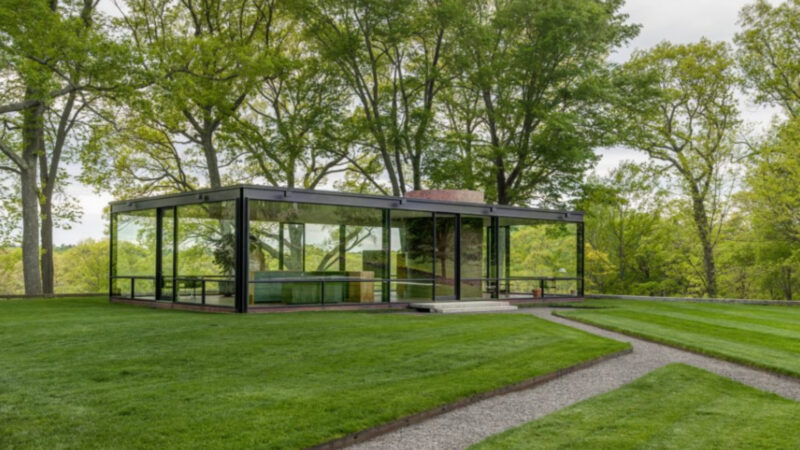 The Glass House in Connecticut