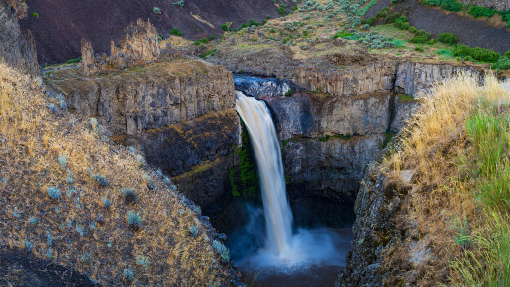 View of palouse falls state park