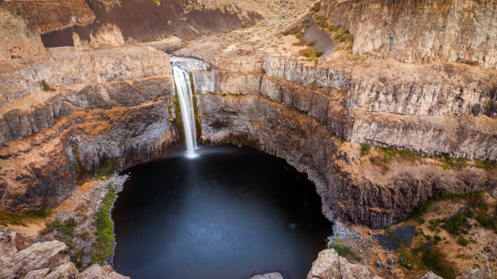 View of palouse falls state park