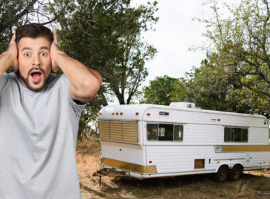 A man shocked because his RV was stolen