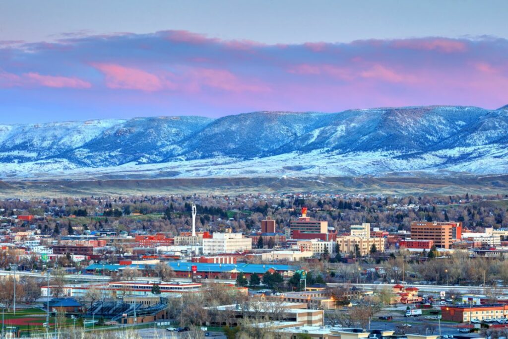 View of Casper, Wyoming