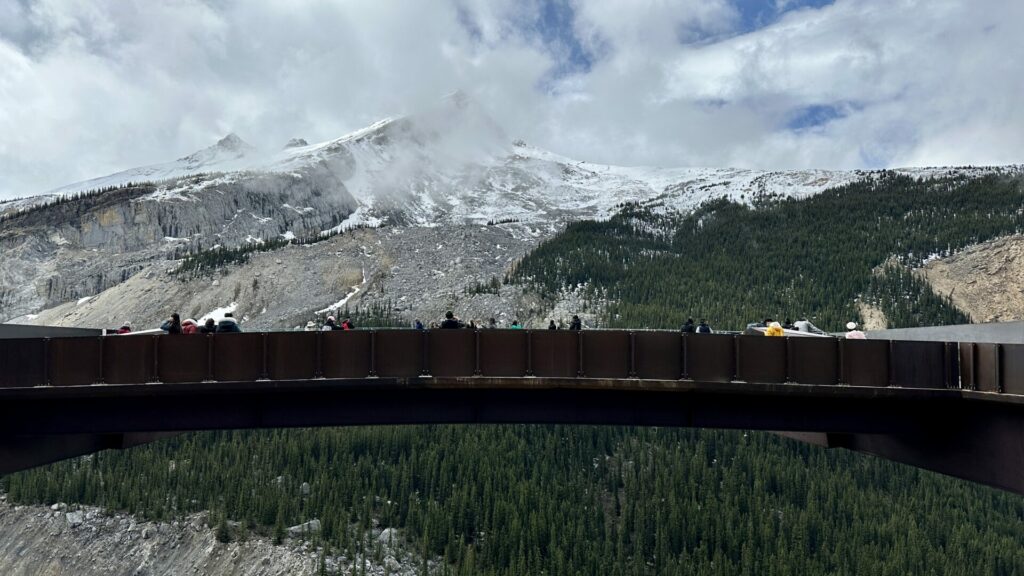 View of the Columbia Icefields Skywalk