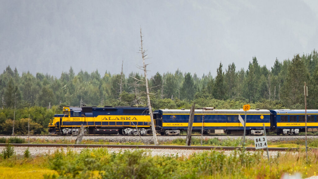 View of an alaska railroad tours.