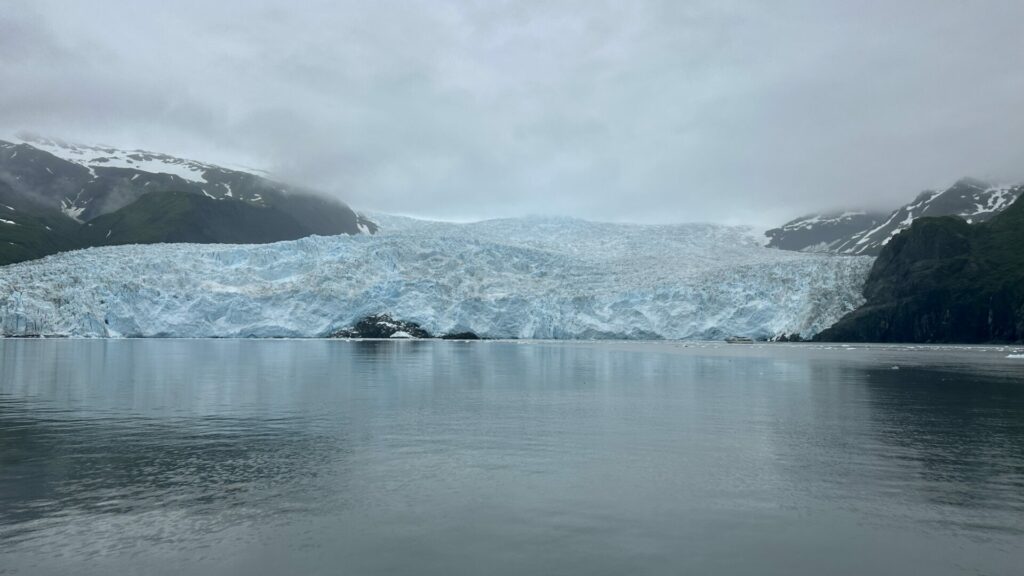 View of aialik glacier.