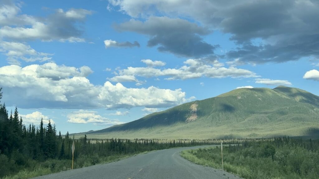 View of the Alaska Highway.