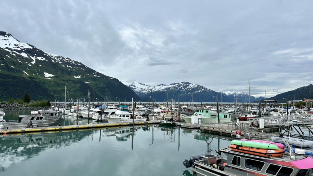 View of Whittier, Alaska.