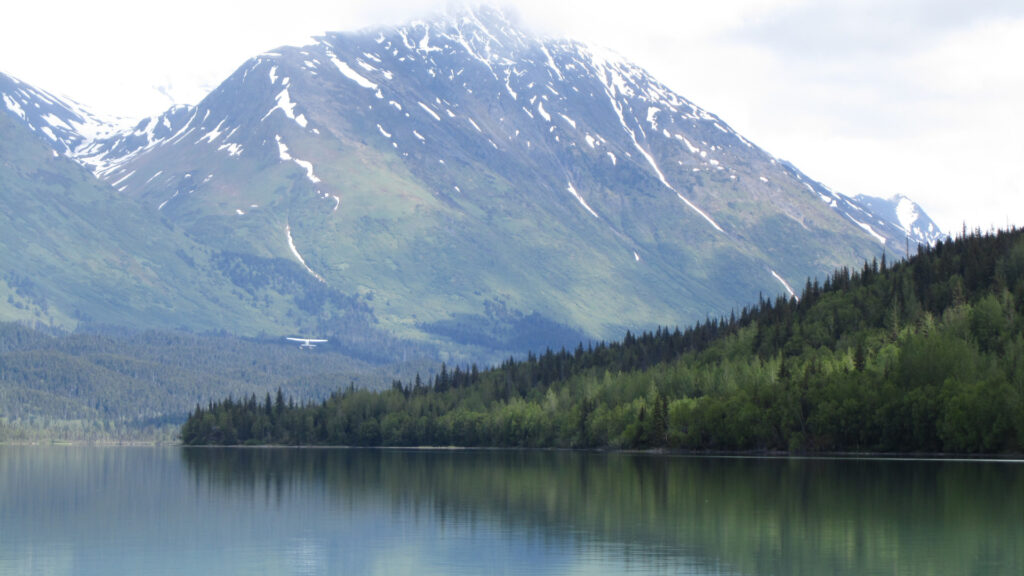 View of Kenai Fjords National Park in Seward, Alaska.