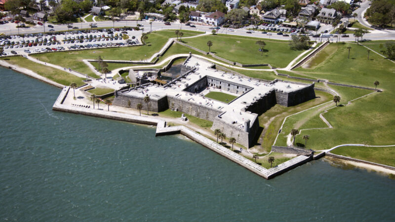 View of a fort in Florida.