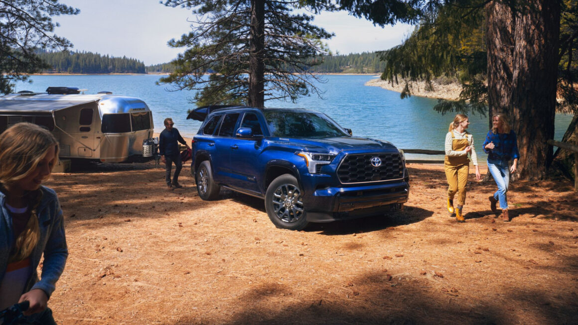 What Is the Toyota Sequoia Towing Capacity? Getaway Couple