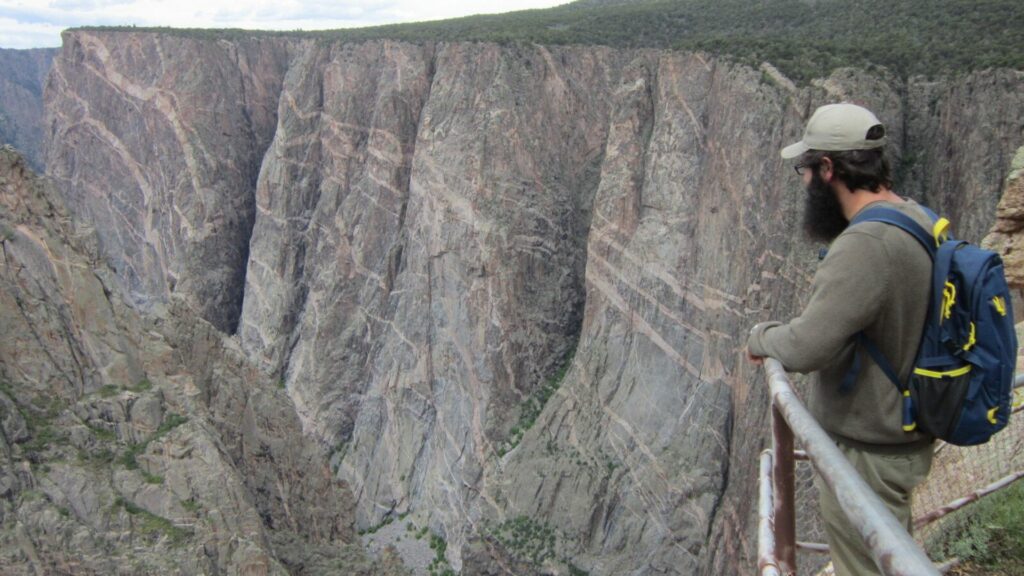 Viewpoint of Black Canyon of the Gunnison National Park