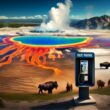 AI image of a payphone in yellowstone national park