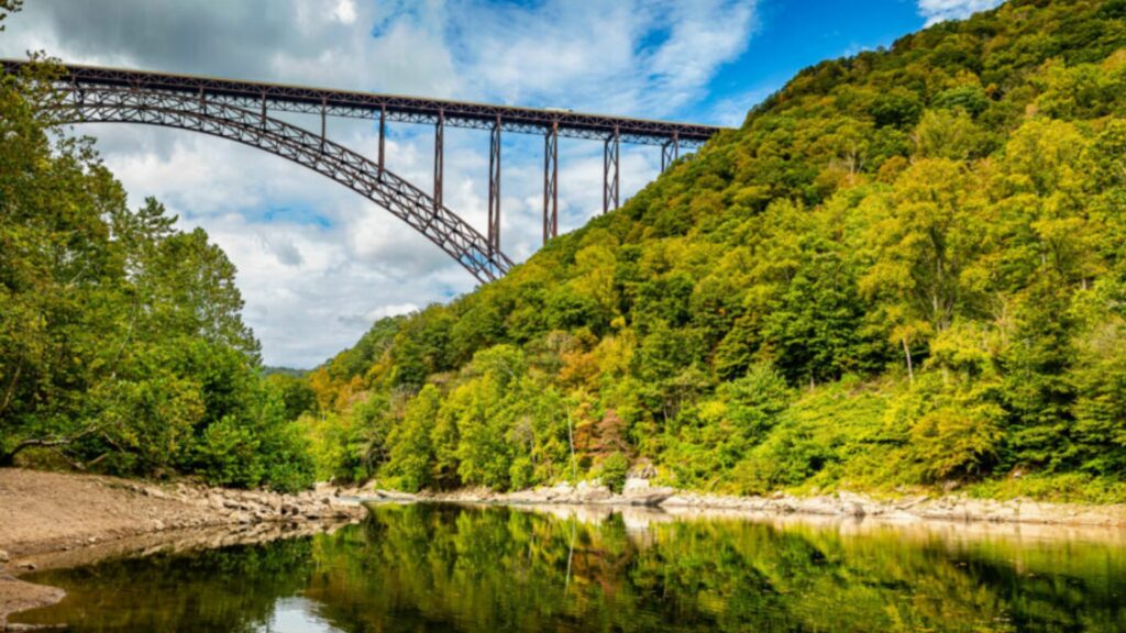 New River Gorge Bridge at New River Gorge National Park and Preserve. 