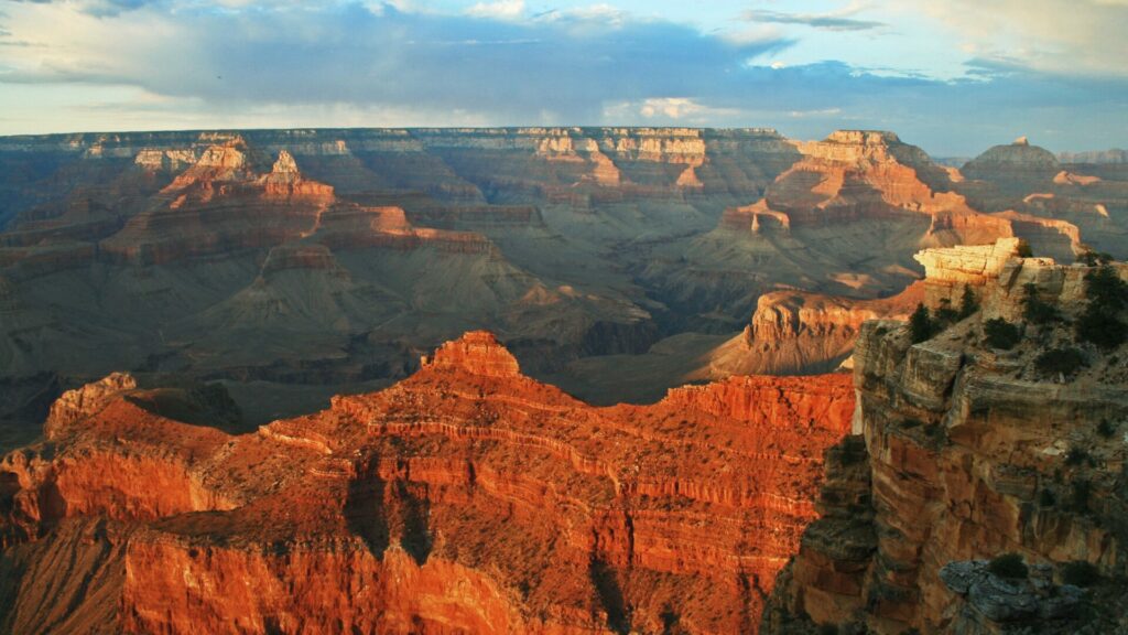 Sunset in Grand Canyon National Park.