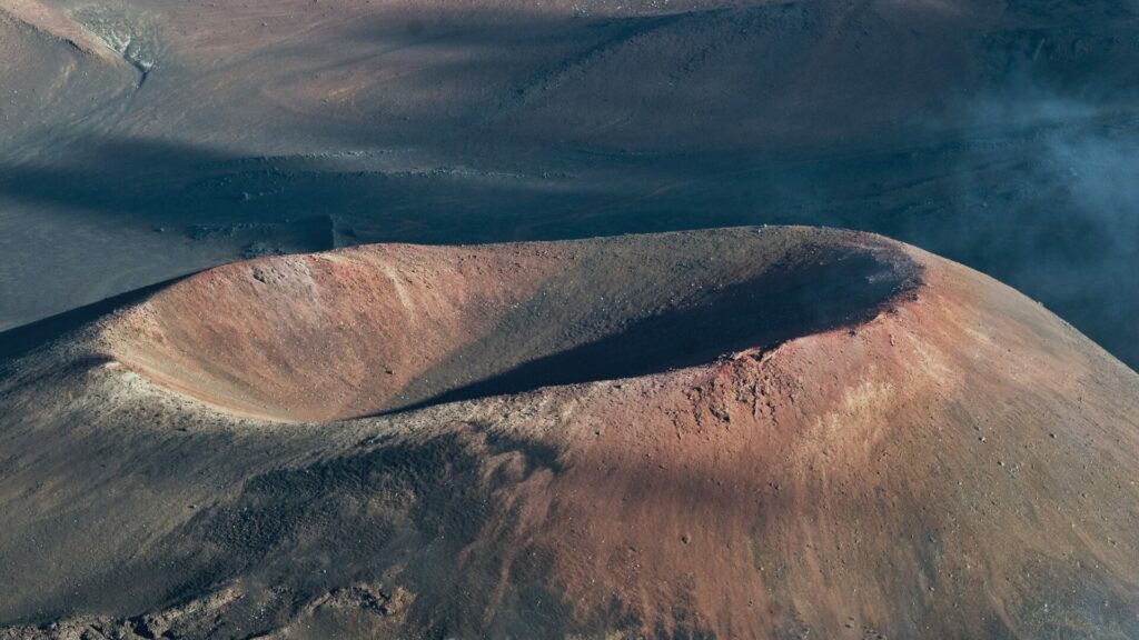 Haleakala National Park Crater in Maui, Hawaii.