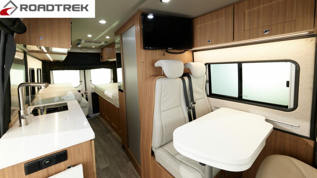 Interior of the Pivot Model by Roadtrek