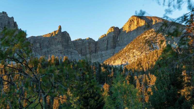 Landscape view of the Great Basin National Park in Nevada.