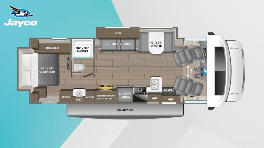 Jayco Greyhawk 30Z floorplan