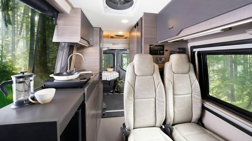 Interior of the Jayco Terrain Van. 