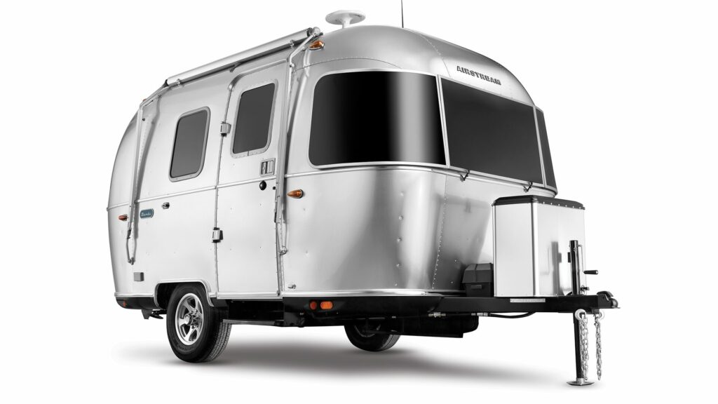 The Airstream Bambi 16RB travel trailer exterior.